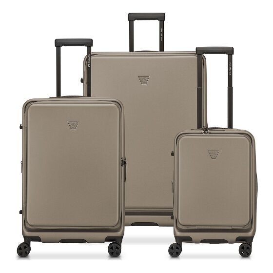 Roncato Florence 4 ruote Set di valigie 3 pezzi con piega di espansione