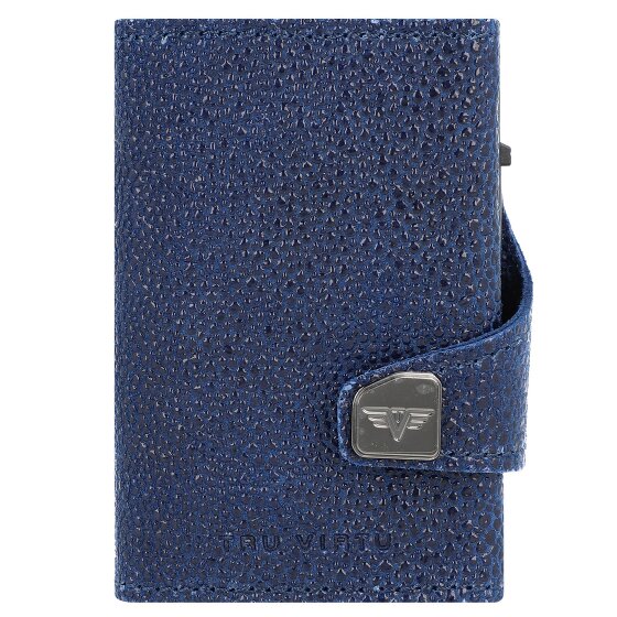 Tru Virtu Custodia per carte di credito Click & Slide Portafoglio RFID in pelle 6,5 cm