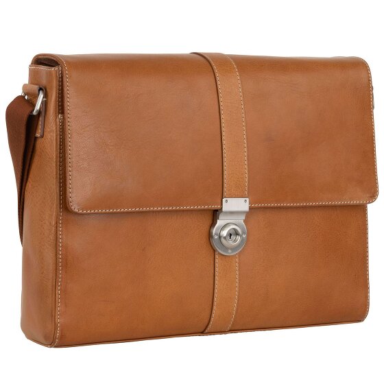 Leonhard Heyden Messenger Bergamo in pelle 38 cm Scomparto per laptop