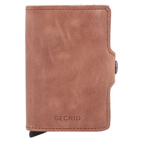 Secrid Twinwallet Porta carte di credito vintage RFID in pelle 6,5 cm