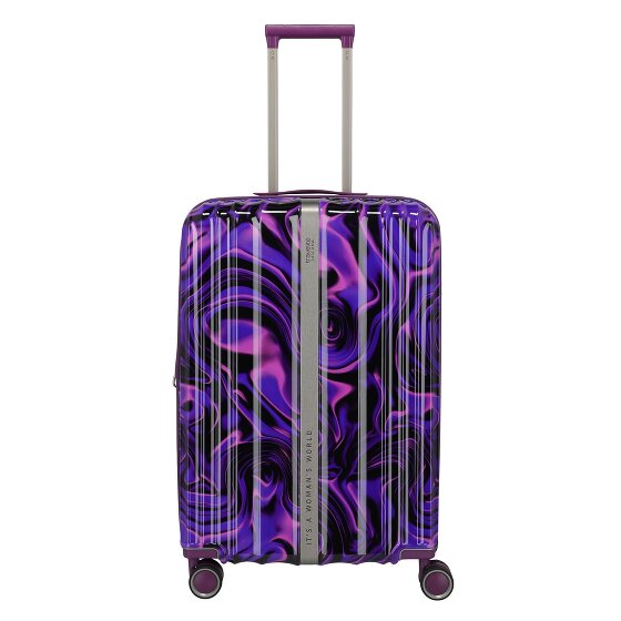 Travelite Lascana 4 ruote Carrello M 65 cm con piega di espansione