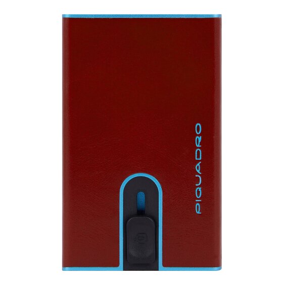 Piquadro Blue Square Custodia per carta di credito Protezione RFID Pelle 6.5 cm