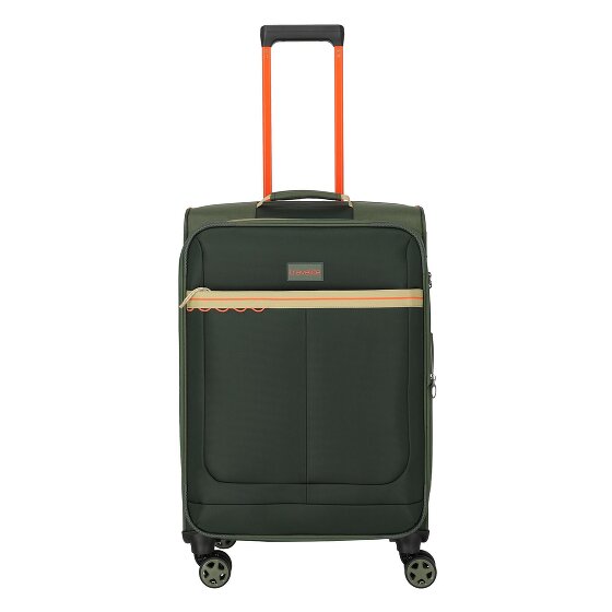 Travelite Color Craze 4 ruote Carrello M 66 cm con piega di espansione