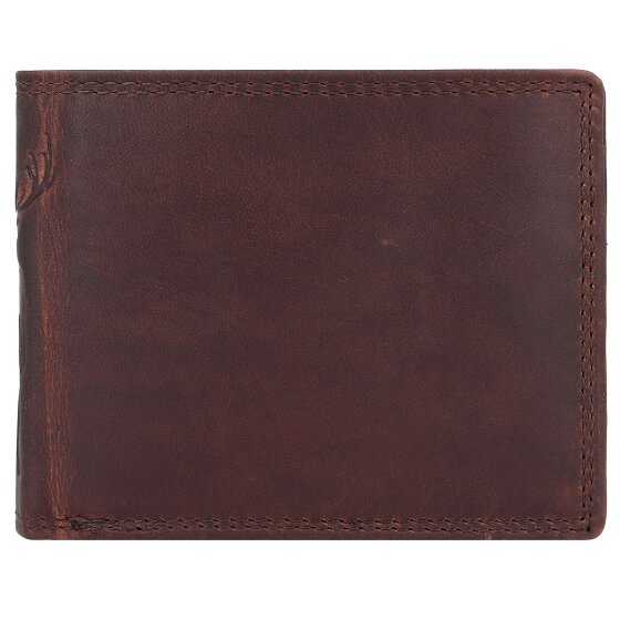 Jack Kinsky Monterey Portafoglio Protezione RFID Pelle 11.5 cm