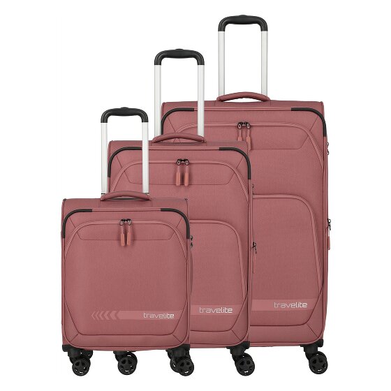 Travelite Kick Off 4 ruote Set di valigie 3 pezzi espandibile