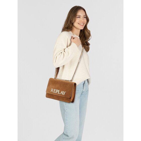 Replay Borsa a tracolla Vera Pelle 25.5 cm