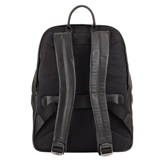 DuDu New York Zaino da giorno Vera Pelle 41 cm Vano porta PC