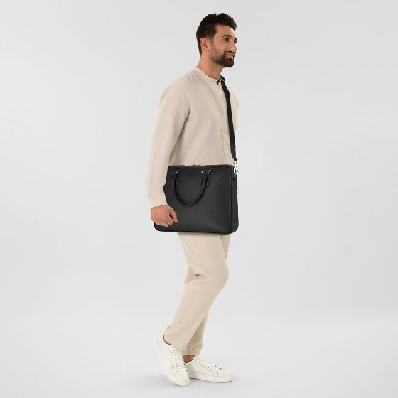 Boss New Crosstown Valigetta Pelle 38 cm Scomparto per laptop