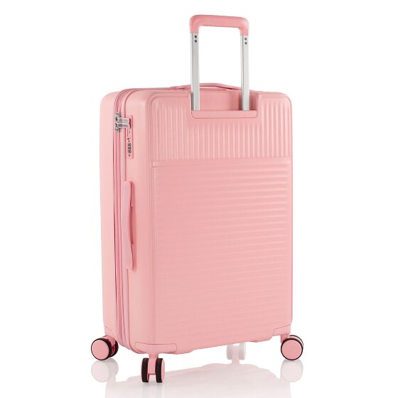 Heys Pastel 4 ruote Set di valigie 3 pezzi con piega di espansione
