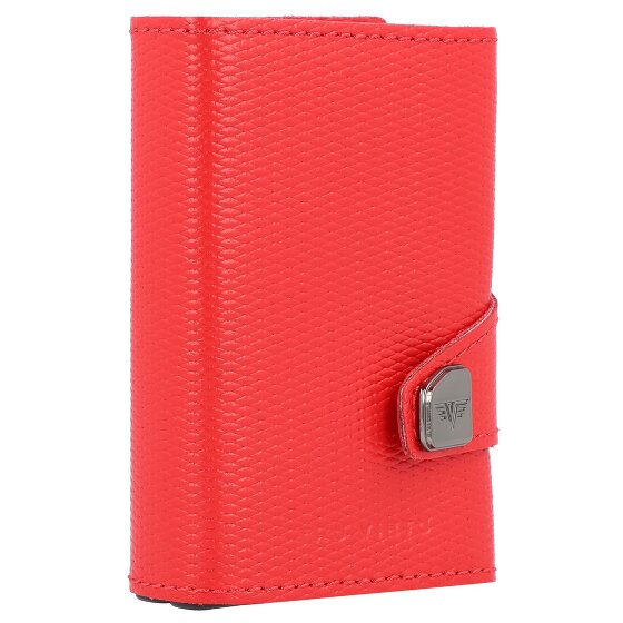 Tru Virtu Custodia per carte di credito Click & Slide Portafoglio RFID in pelle 6,5 cm