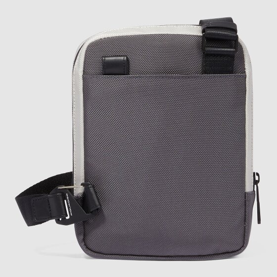 Piquadro Borsa crossbody con tasca per iPad mini in tessuto riciclato