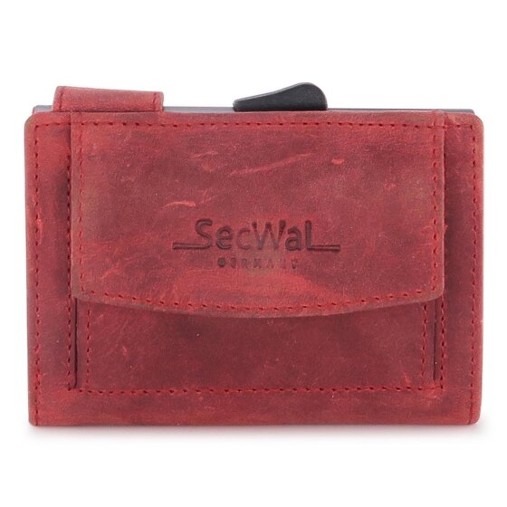 SecWal Custodia per carte di credito Portafoglio RFID in pelle 9 cm