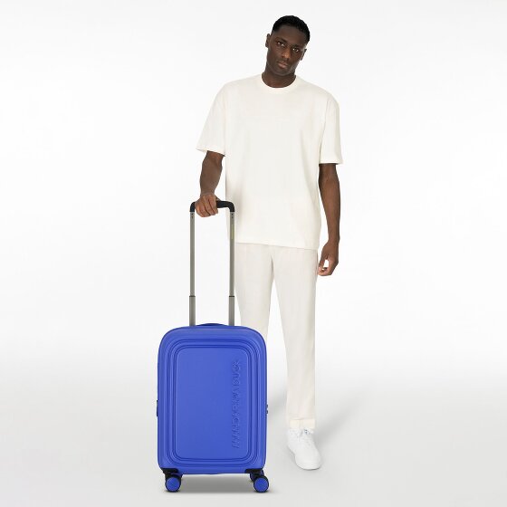 Mandarina Duck Logoduck Carrello cabina a 4 ruote 55 cm