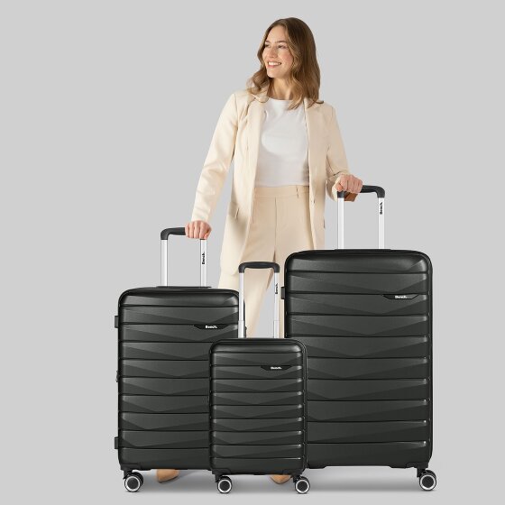 Bench Paris 4 ruote Set di valigie 3 pezzi con piega di espansione