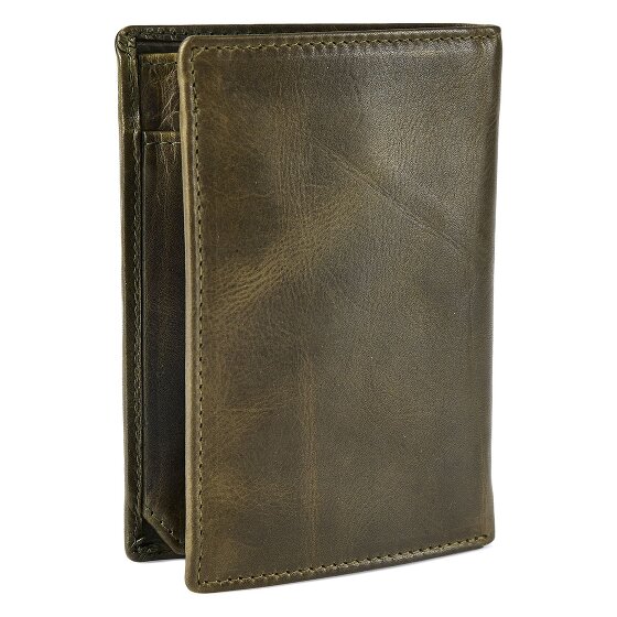 Greenburry Newport Portafoglio Protezione RFID Pelle 12.5 cm