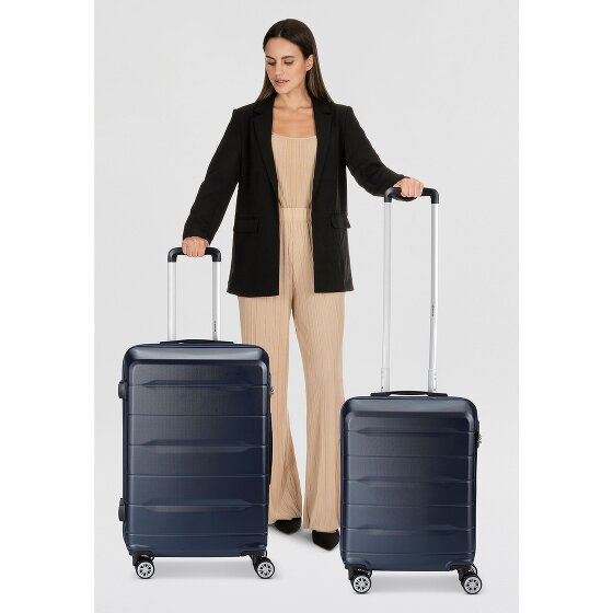 Benzi 5583 4 ruote Set di valigie 2 pezzi