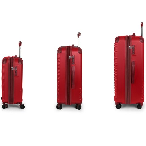 Gabol Balance XP 4 ruote Set di valigie 3 pezzi con piega di espansione