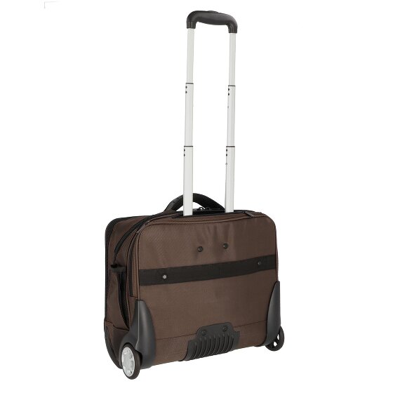 Dermata 2 ruote Carrello business 41 cm Scomparto per laptop