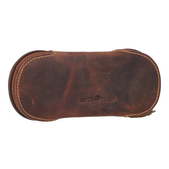 Greenburry Portaocchiali in pelle vintage 17 cm