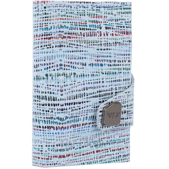 Tru Virtu Custodia per carte di credito RFID in pelle 6,5 cm