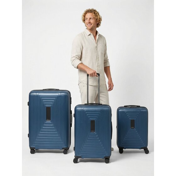 Redolz Essentials 14 4 ruote Set di valigie 3 pezzi con piega di espansione