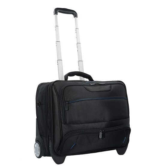 Dermata 2 ruote Trolley business 38 cm Vano porta PC