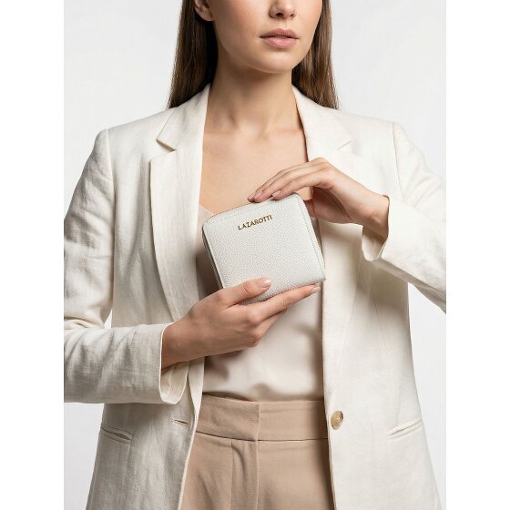 Lazarotti Bologna Portafoglio medio con zip in pelle 10 cm