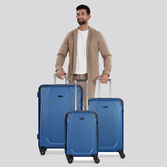 bugatti Valencia 4 ruote Set di valigie 3 pezzi