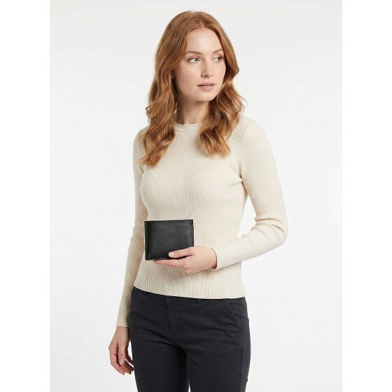 oxmox Leather Portafoglio Protezione RFID Vera Pelle 11 cm
