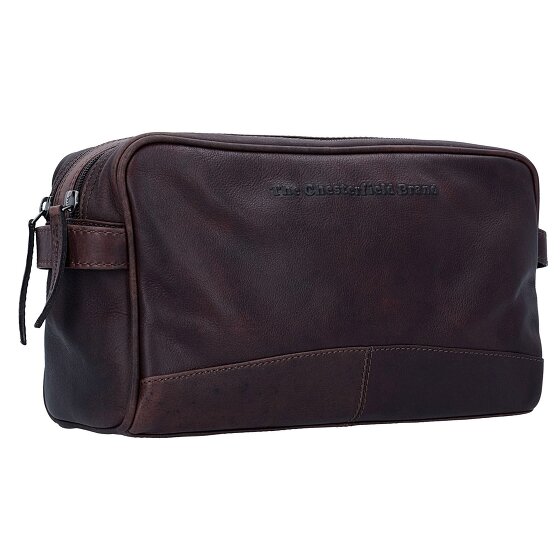 The Chesterfield Brand Wax Pull Up Borsa da toilette Pelle 29 cm