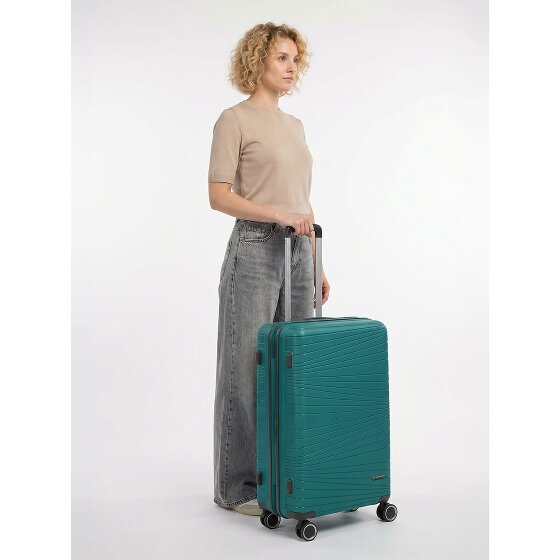 Franky Dallas 3.0 Carrello a 4 ruote M 65 cm con piega elastica