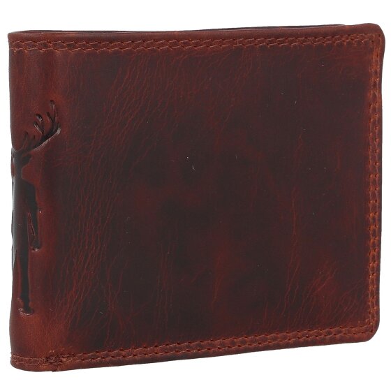 Jack Kinsky Monterey 104 Portafoglio Protezione RFID Pelle 10.5 cm