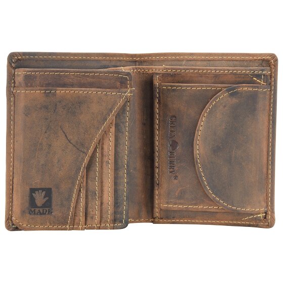 Greenburry Portafoglio vintage in pelle d'aquila 9,5 cm