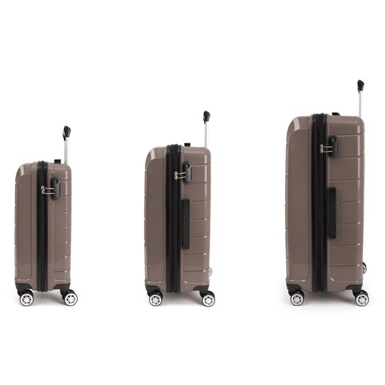 Gabol Midori 4 Roll Suitcase Set 3pcs.