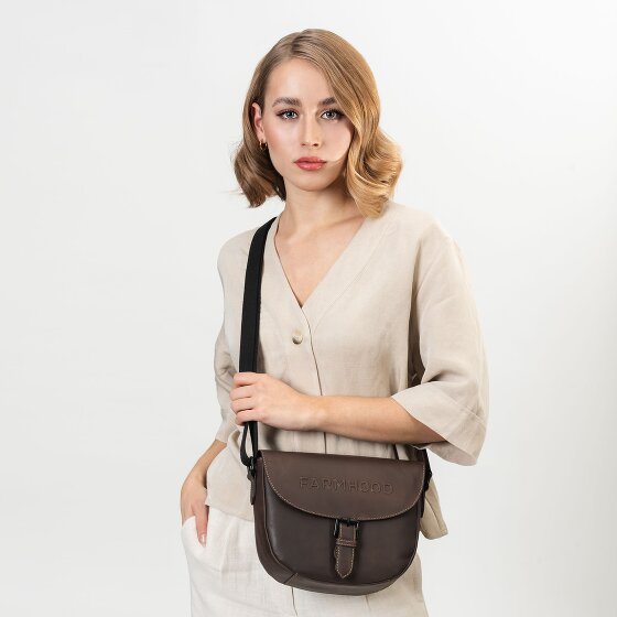 Farmhood Nashville L Borsa a tracolla in pelle 25 cm