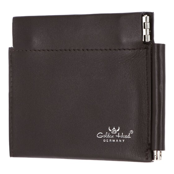 Golden Head Polo Portafoglio Vera Pelle 10 cm