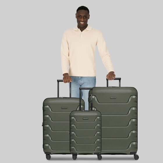 Smartbox Edition 01 4 ruote Set di valigie 3 pezzi con piega di espansione