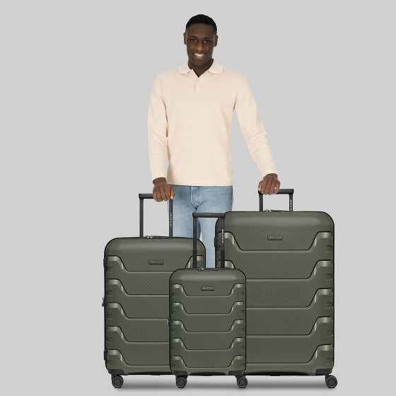 Smartbox Edition 01 4 ruote Set di valigie 3 pezzi con piega di espansione