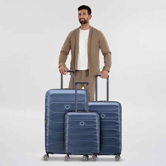 Delsey Paris Meteor 4 ruote Set di valigie 3 pezzi con piega di espansione