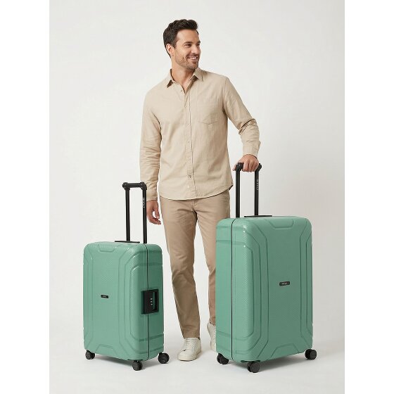 Redolz Set di valigie Essentials 15 a 4 ruote M+L con chiusura a tre punti