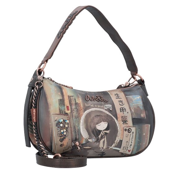 Anekke Shoen Brown Borsa a tracolla 31 cm
