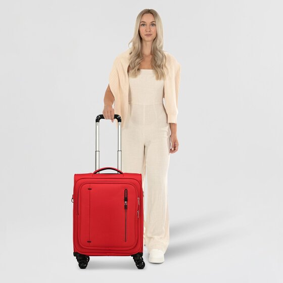 American Tourister Cloudrider 4 ruote Carrello della cabina S 55 cm con piega di espansione