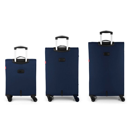 Gabol Zambia 4 ruote Set di valigie 3 pezzi con piega di espansione