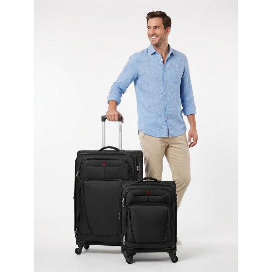 Wenger Beaumont 4 ruote Set di valigie 2 pezzi con piega di espansione