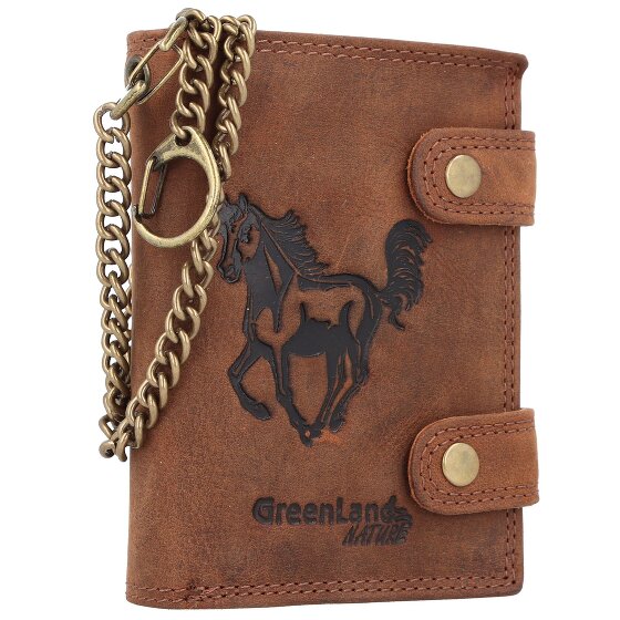 Greenland Nature Montenegro Portafoglio RFID in pelle 9 cm