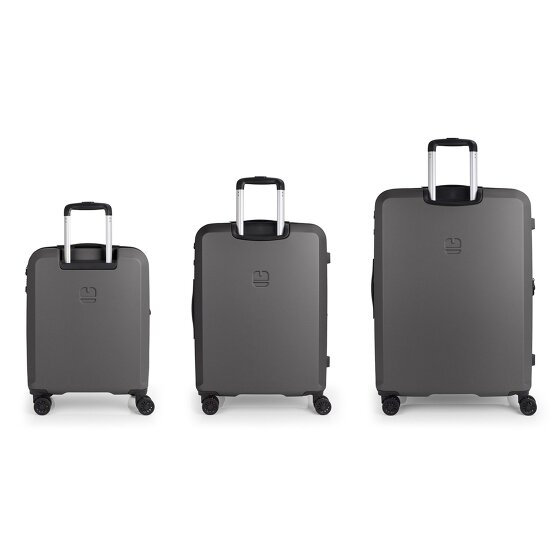 Gabol Montreal 4 ruote Set di valigie 3 pezzi con piega di espansione