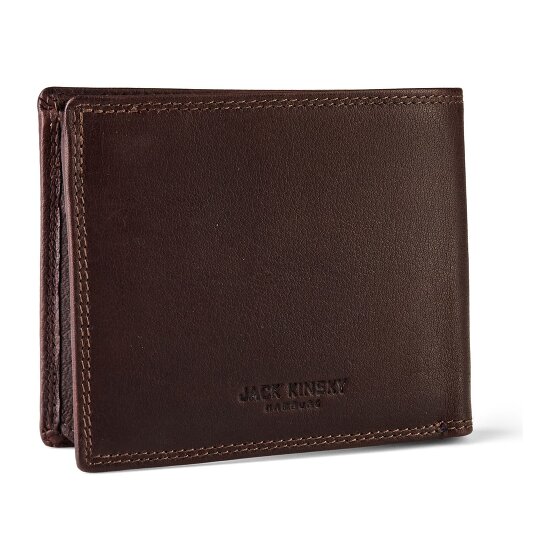 Jack Kinsky Porto 101 Portafoglio Protezione RFID Pelle 12.5 cm