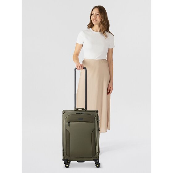 d&n Travel Line 9704 4 ruote Carrello M 68 cm con piega di espansione