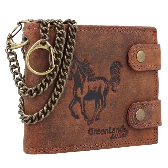 Greenland Nature Montenegro Portafoglio RFID in pelle 12 cm