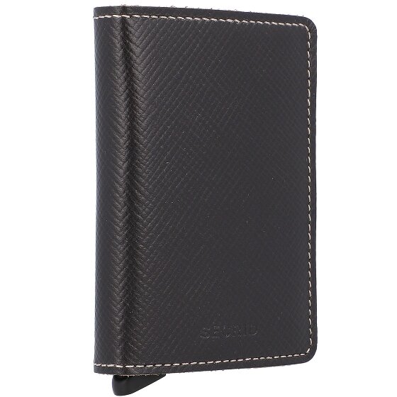 Secrid Slimwallet Saffiano Custodia per carte di credito RFID in pelle 7 cm